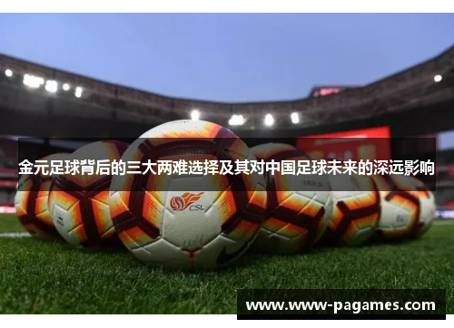 金元足球背后的三大两难选择及其对中国足球未来的深远影响 金元足球背后的三大两难选择及其对中国足球未来的深远影响